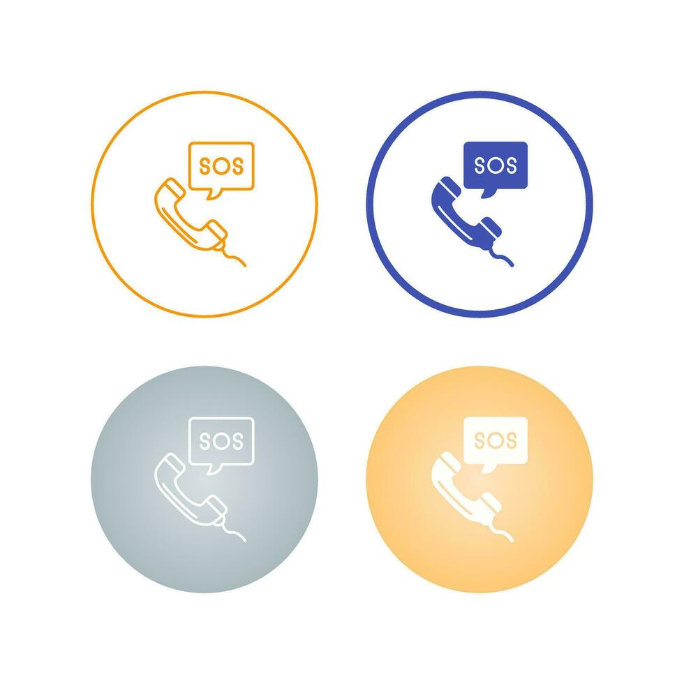 Emergency Call Vector Icon