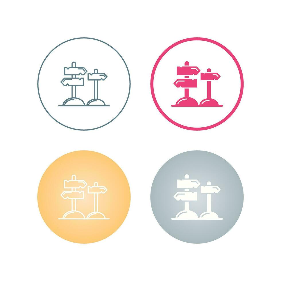 Directions Vector Icon