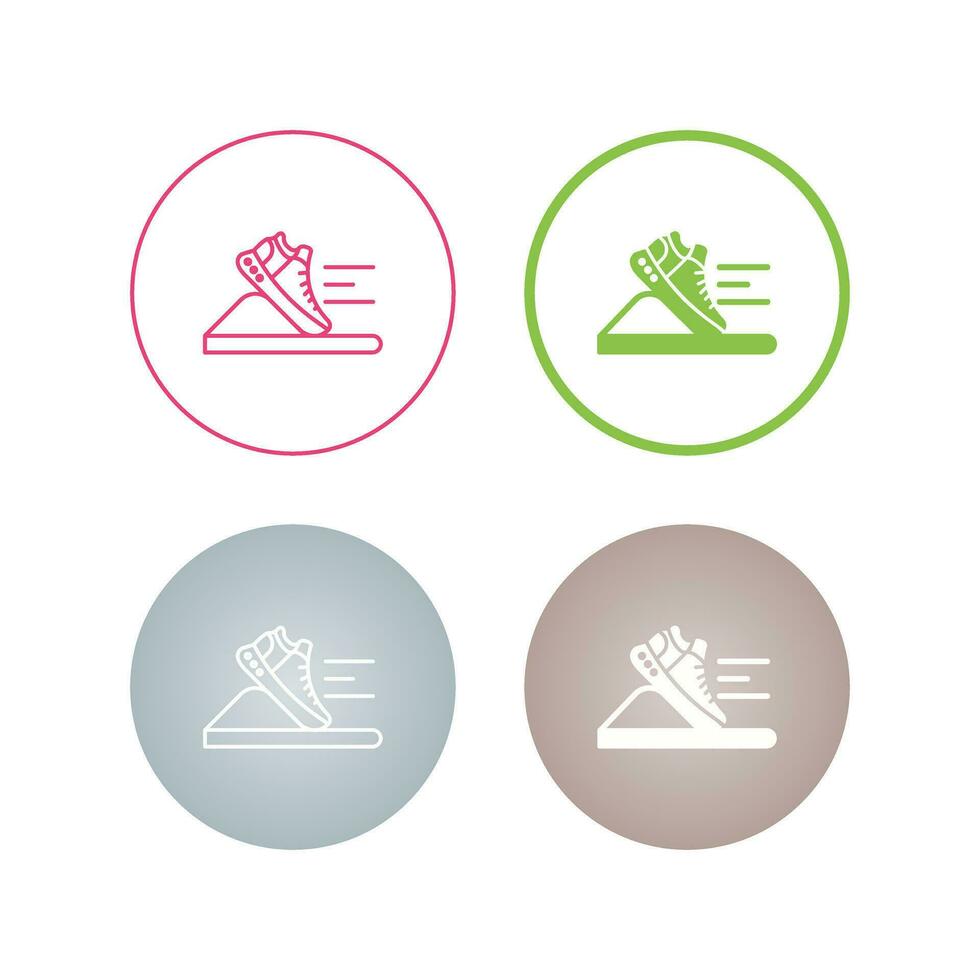 Starting Block Vector Icon