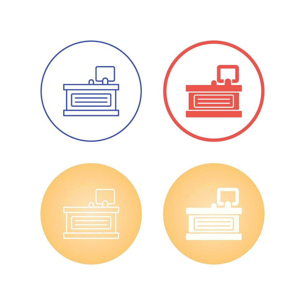 Reception Vector Icon