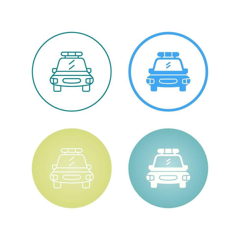 Police Car Vector Icon