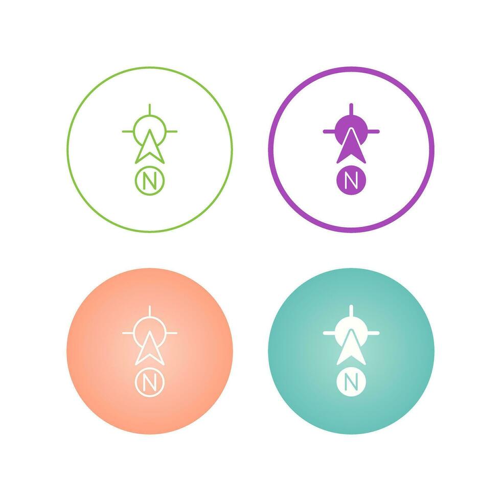 North Vector Icon