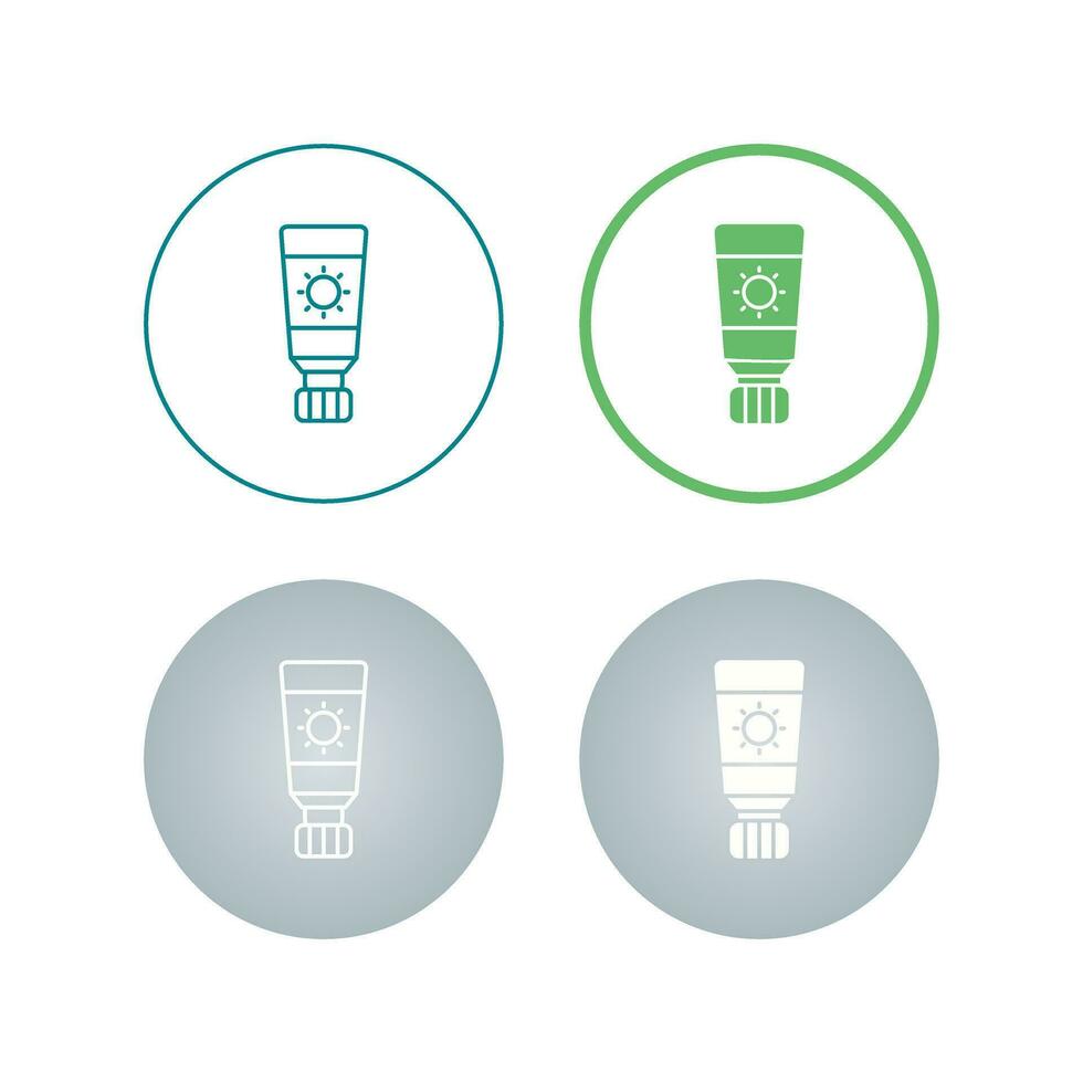 Sunscreen Vector Icon