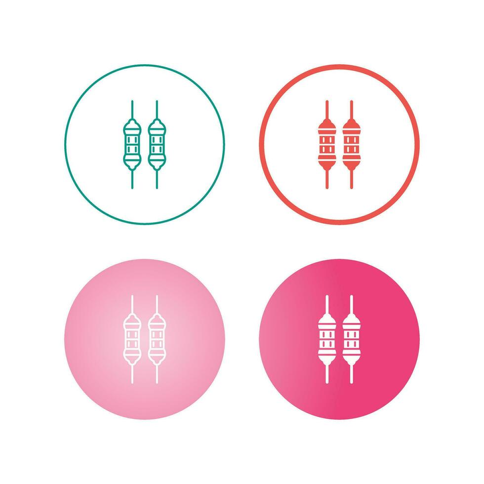 Resistor Vector Icon