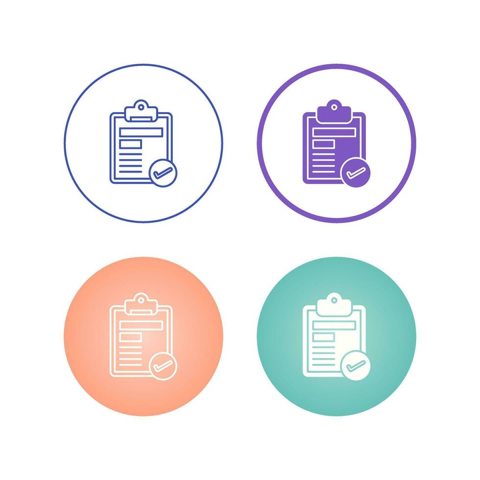 Test Results Vector Icon