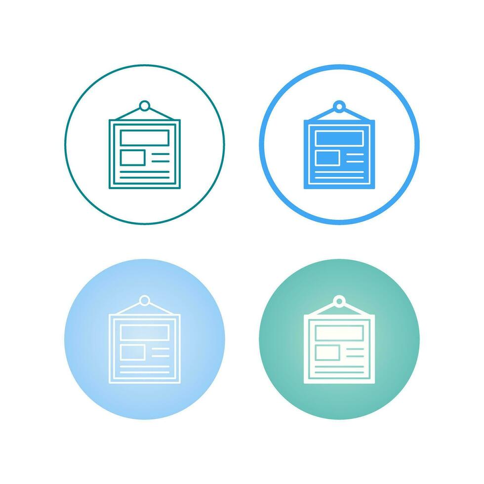 Poster Vector Icon