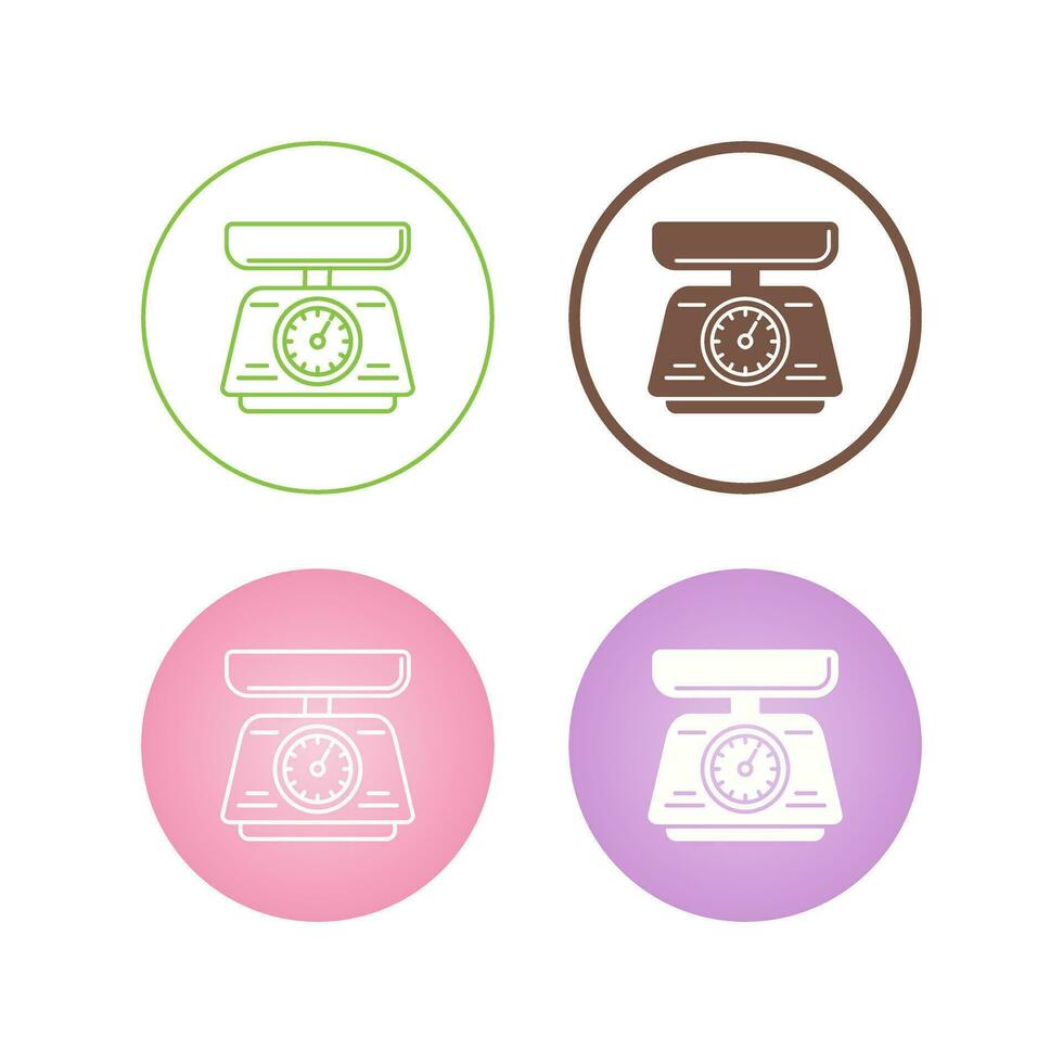 Weight Scale Vector Icon