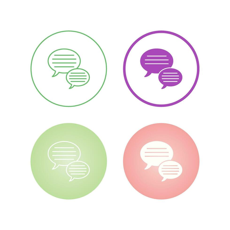 Speech Bubble Vector Icon