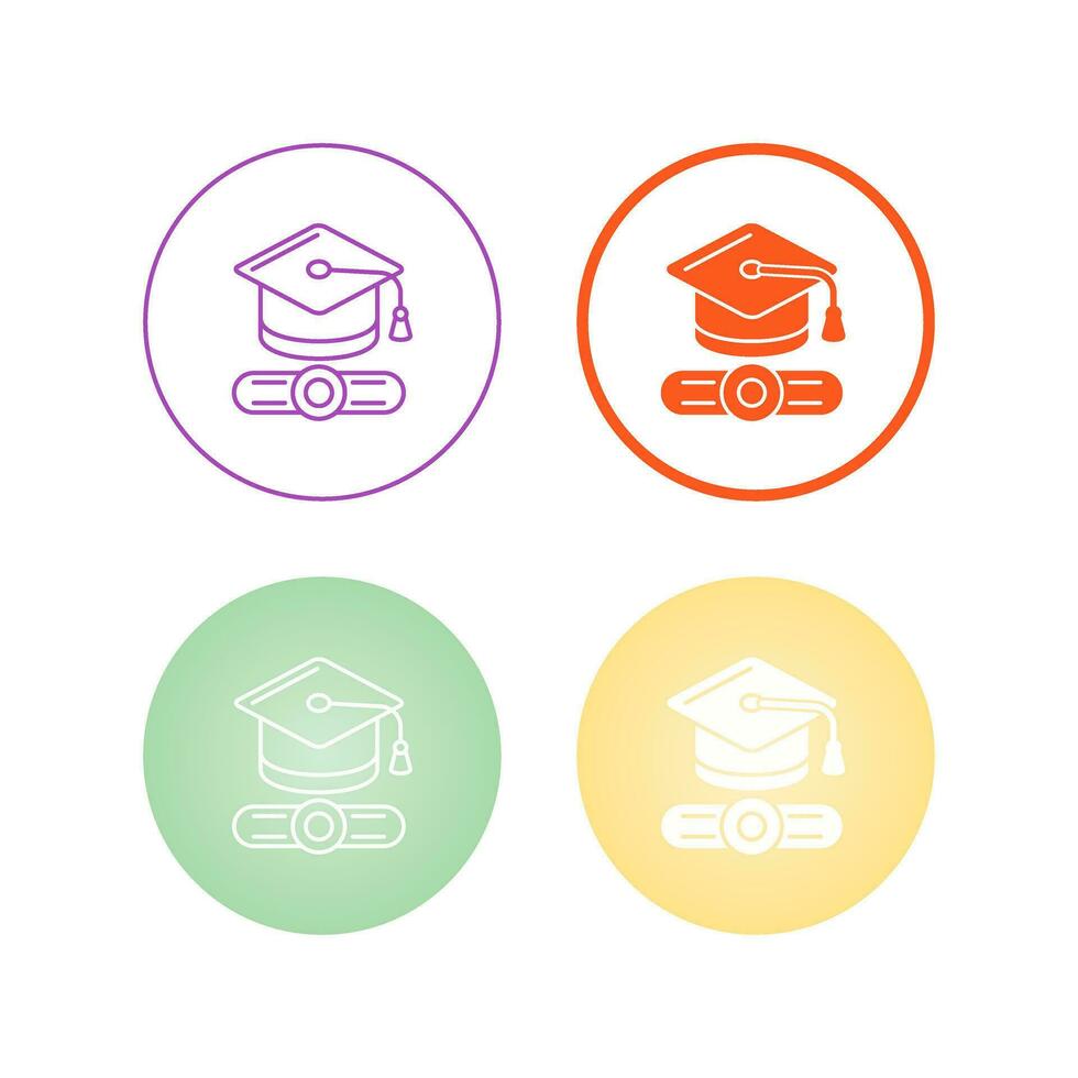 Graduated Vector Icon