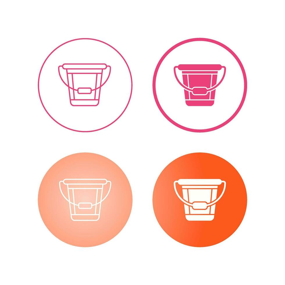 Bucket Vector Icon