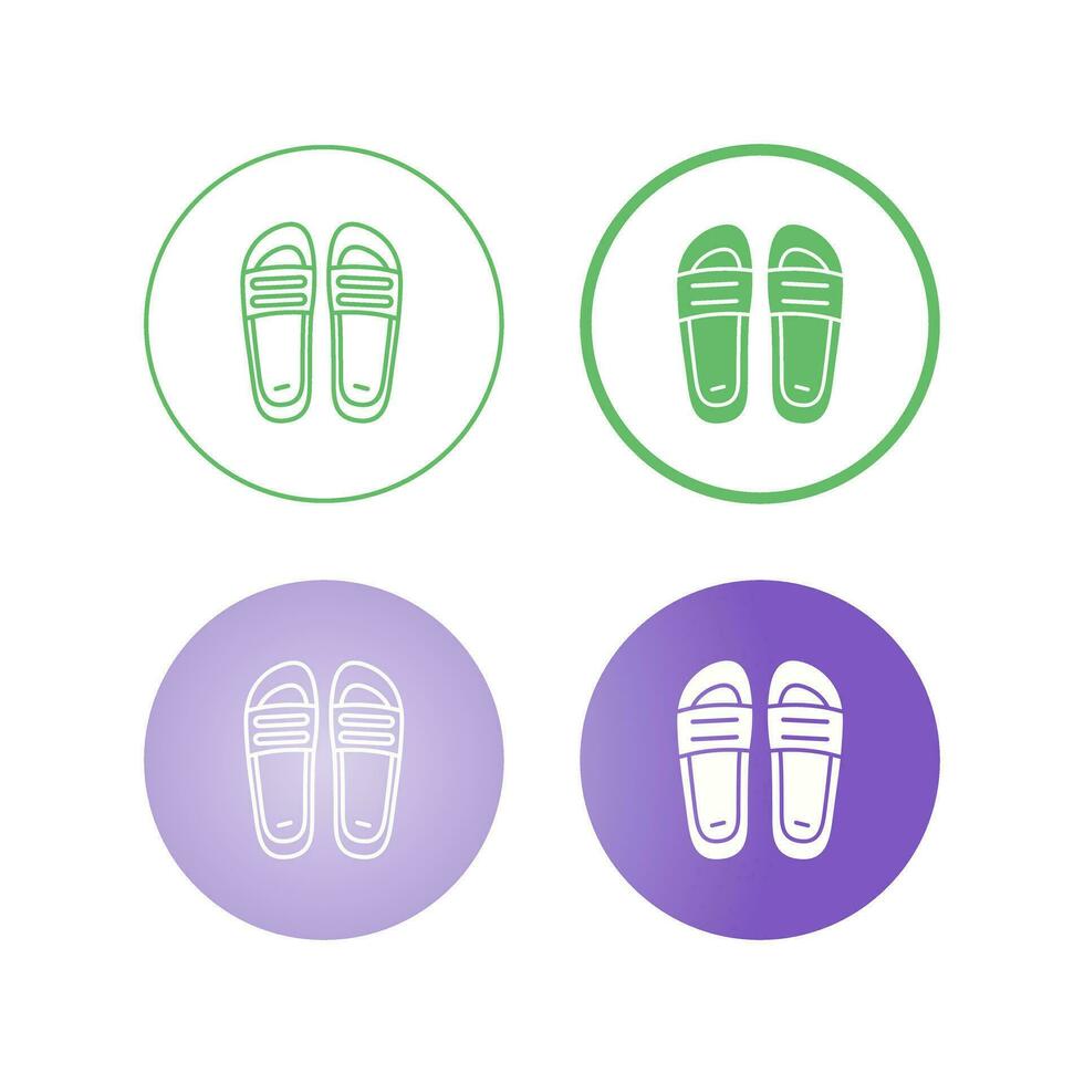 Slippers Vector Icon