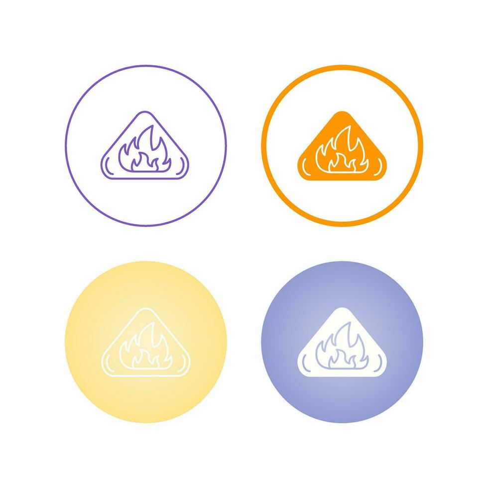 Fire Danger Vector Icon