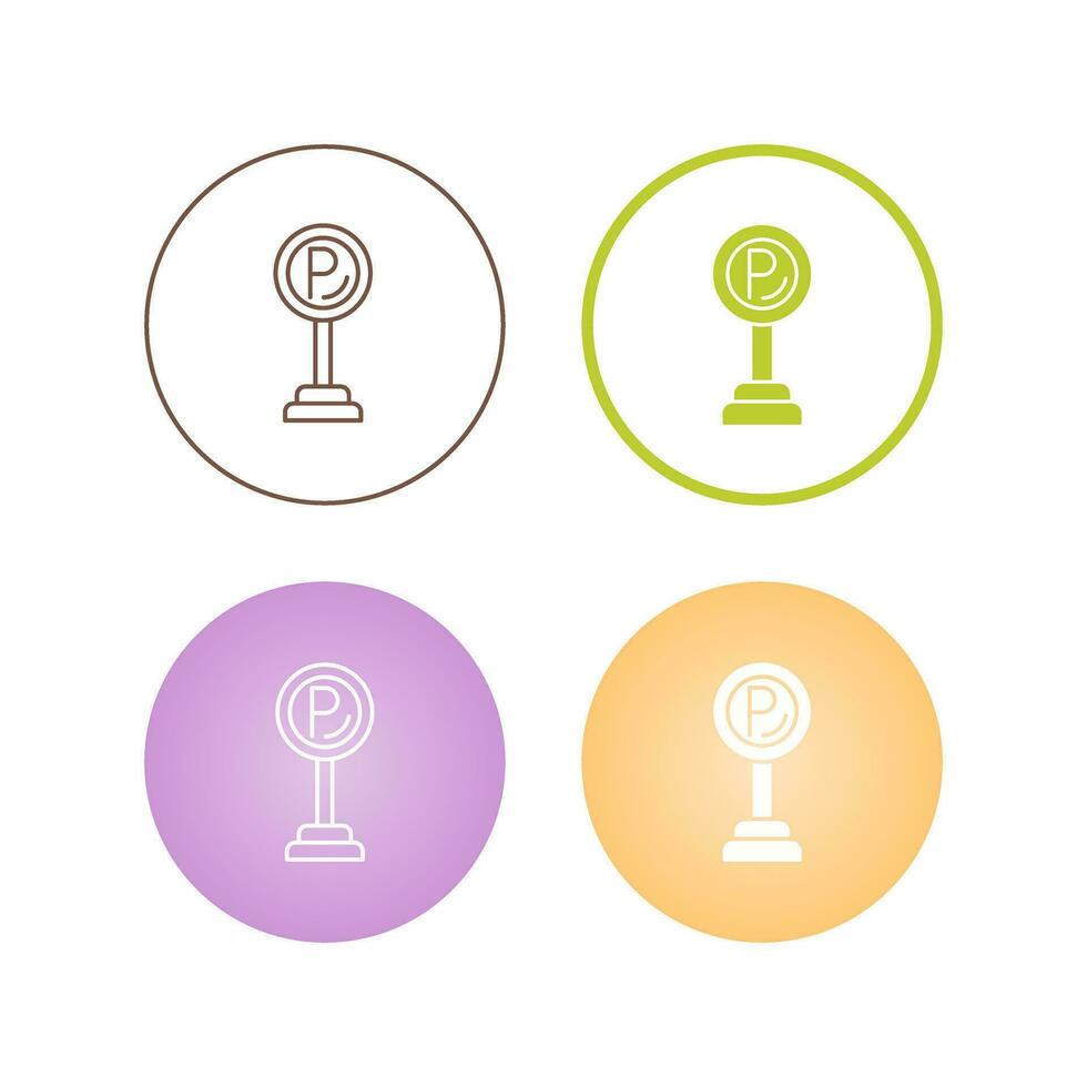 Parking Sign Vector Icon