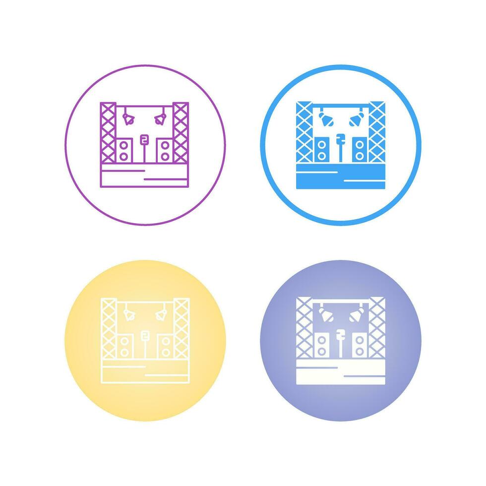 Stage Vector Icon