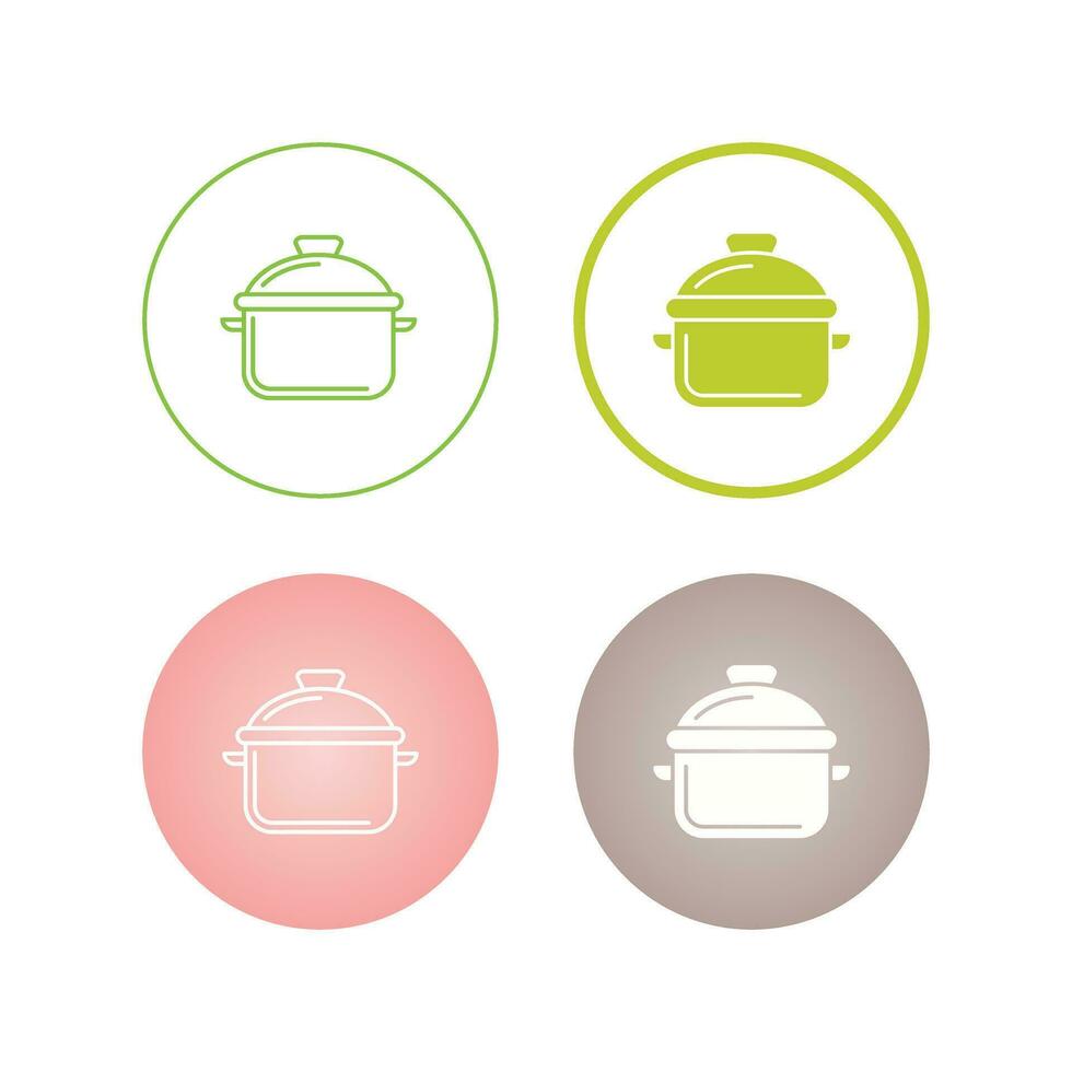 Cooking Pot Vector Icon