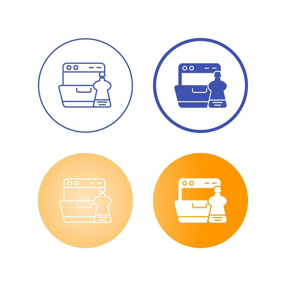 Washing Dishes Vector Icon