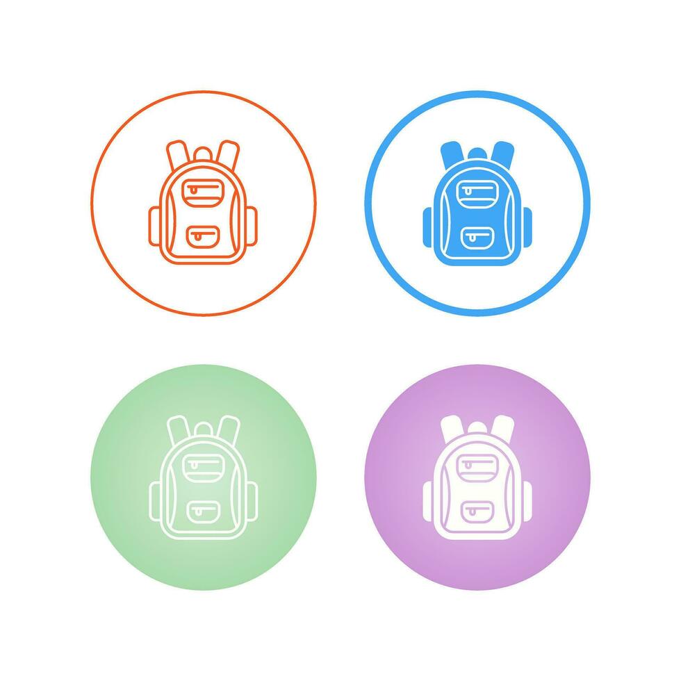 School Bag Vector Icon