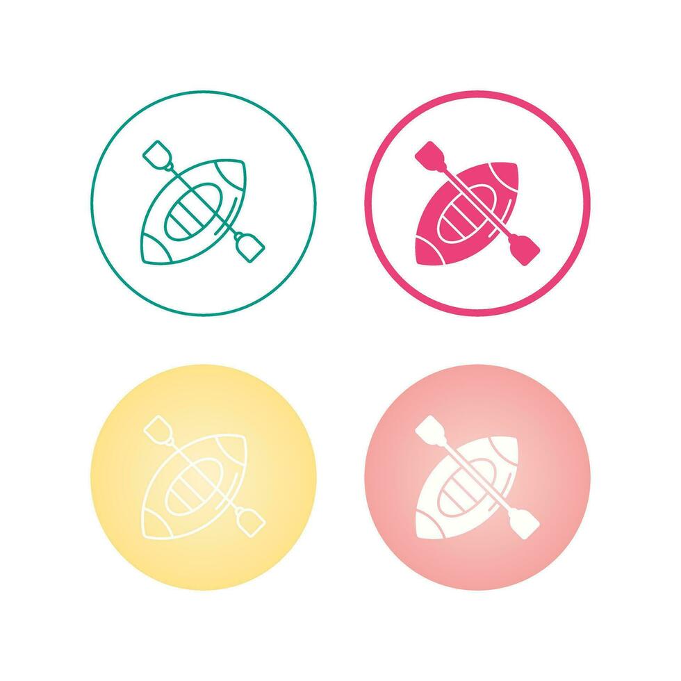 Kayak Vector Icon