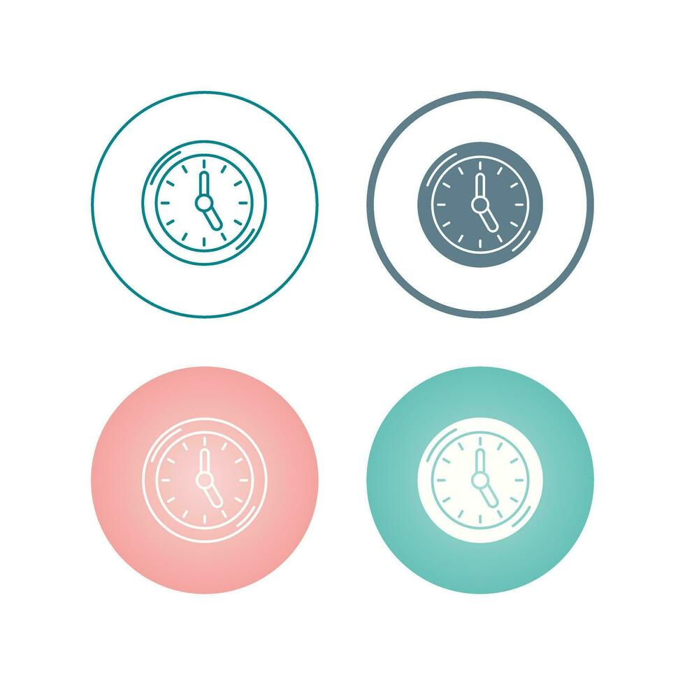 Clock Vector Icon