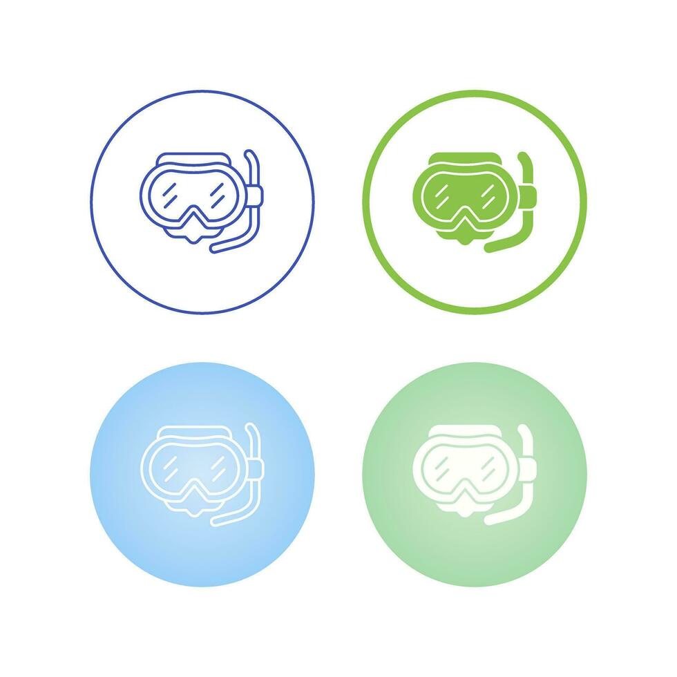 Diving Mask Vector Icon