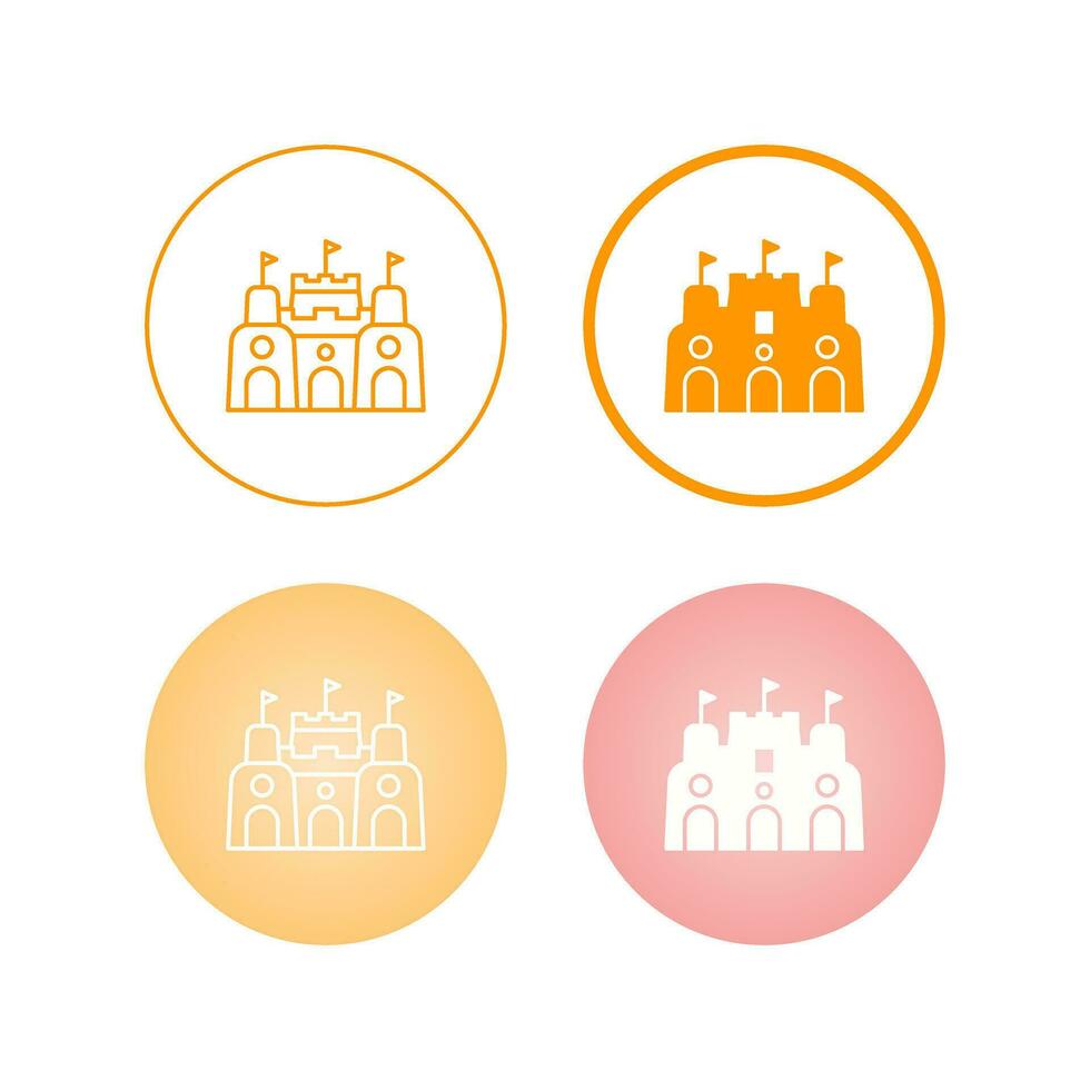 Sand Castle Vector Icon