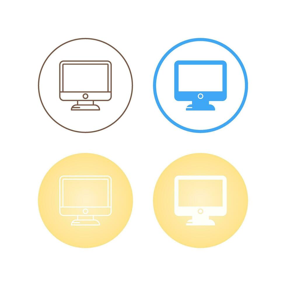 Monitor Vector Icon