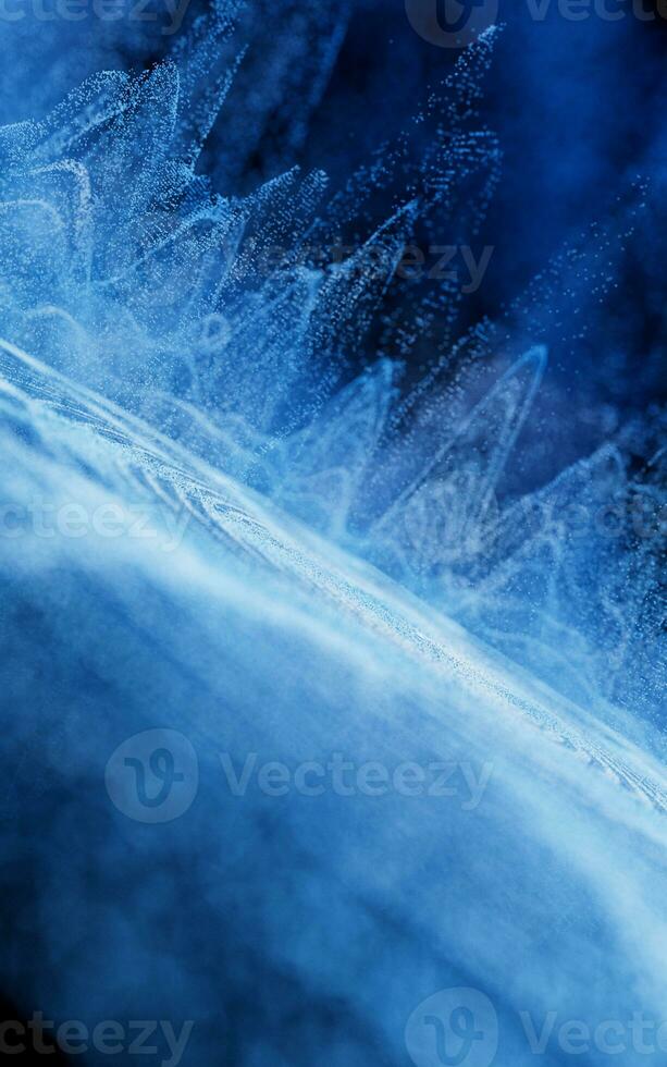 Wave particles, fantasy background, 3d rendering. photo