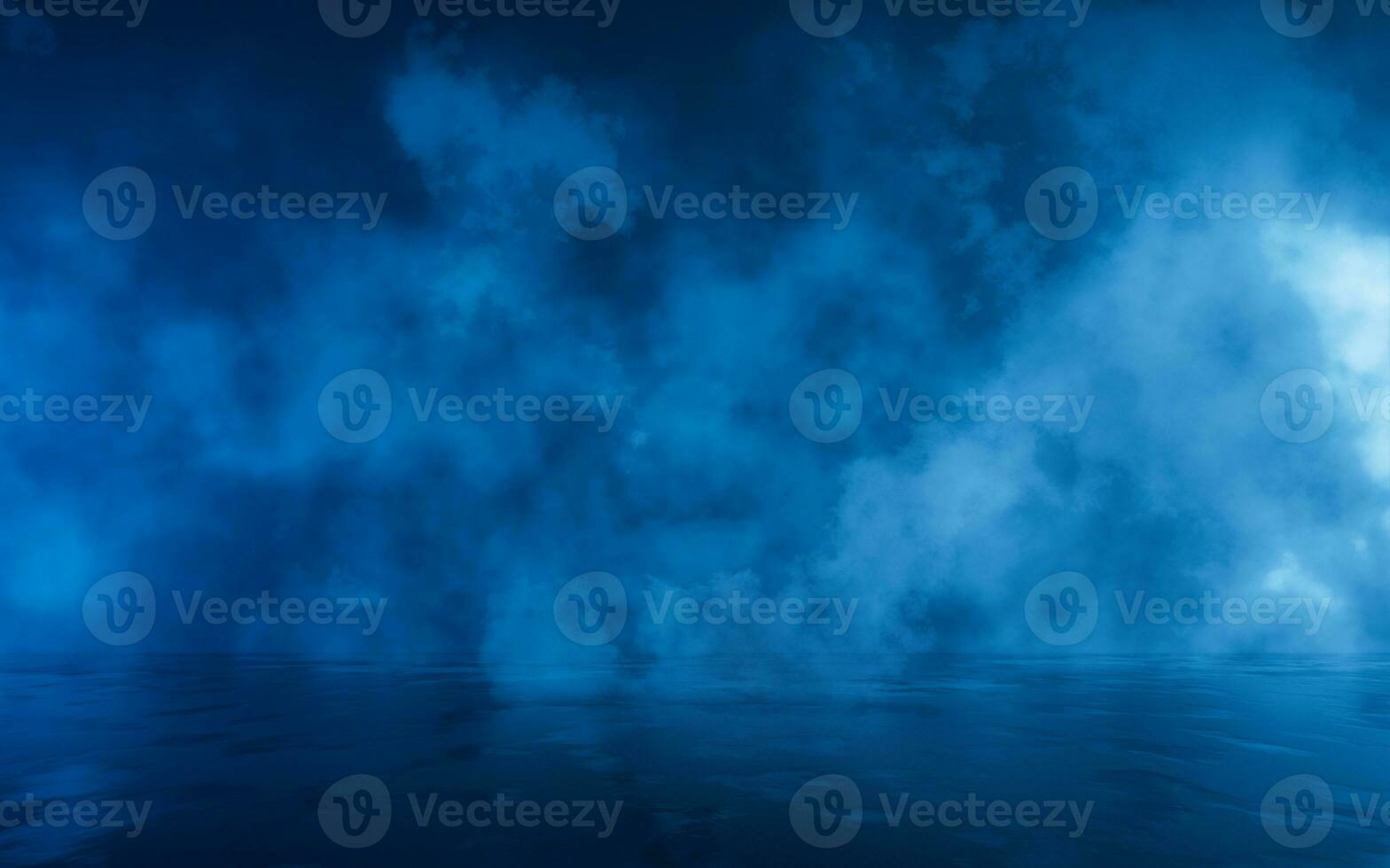 Dark smoke background, 3d rendering. photo