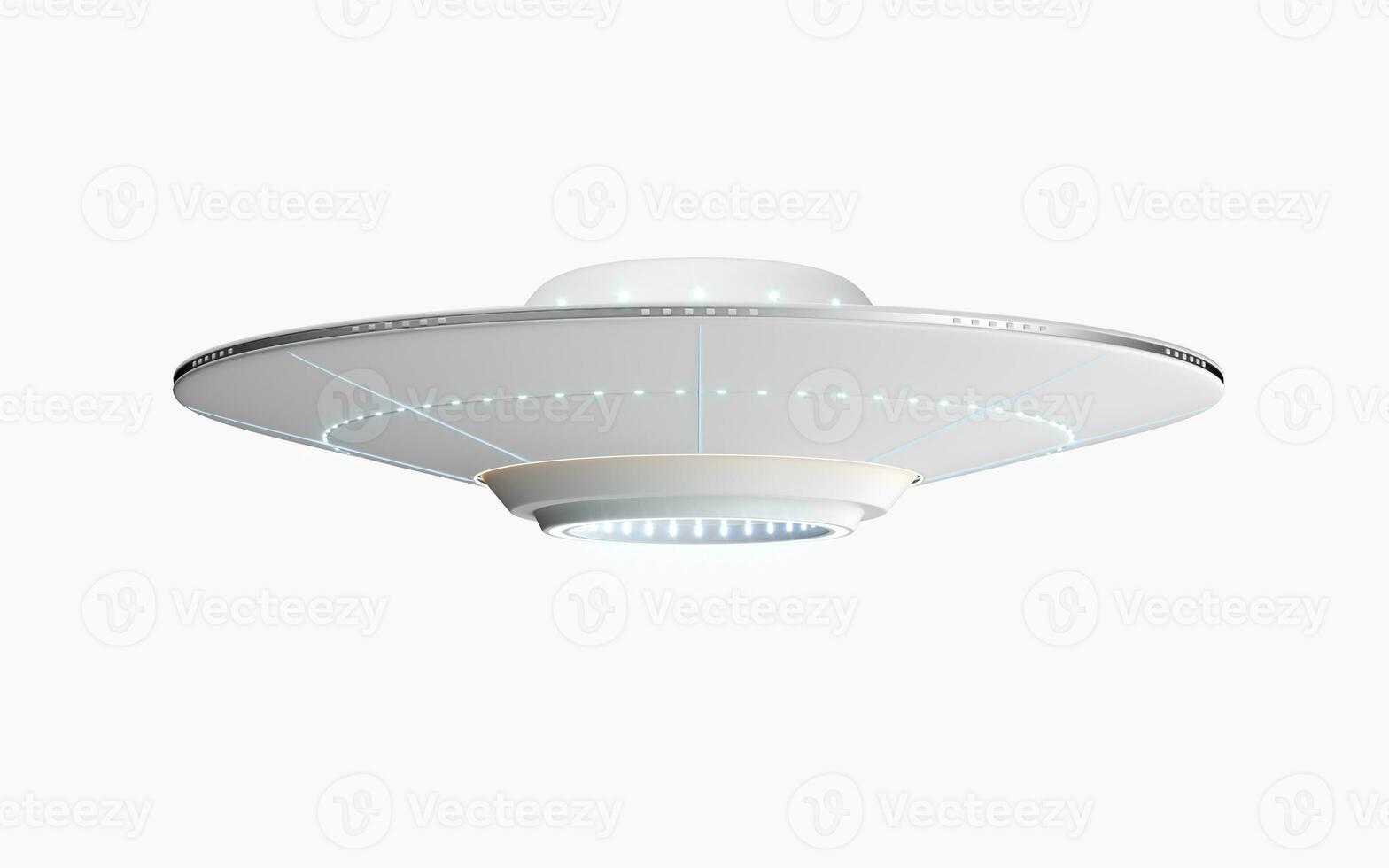 Science fiction UFO spaceships, 3d rendering. photo