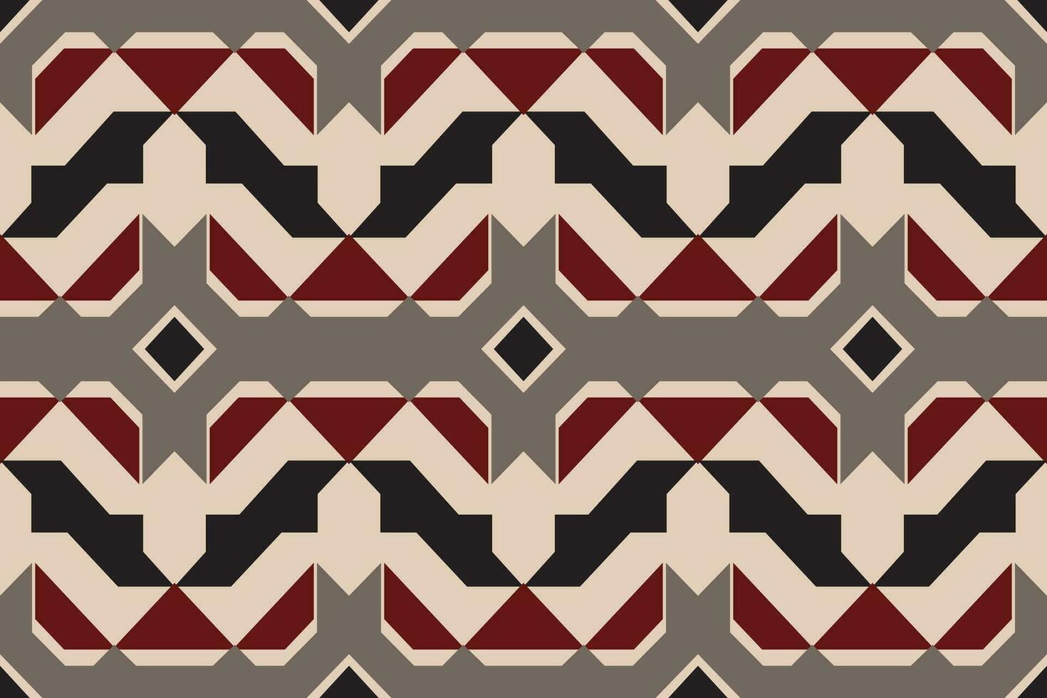 Modern geometric shapes patterns, seamless vector illustration. Pattern designs with modern geometric shapes can be printed as a background image or used for rugs, carpets, or textile fabric.