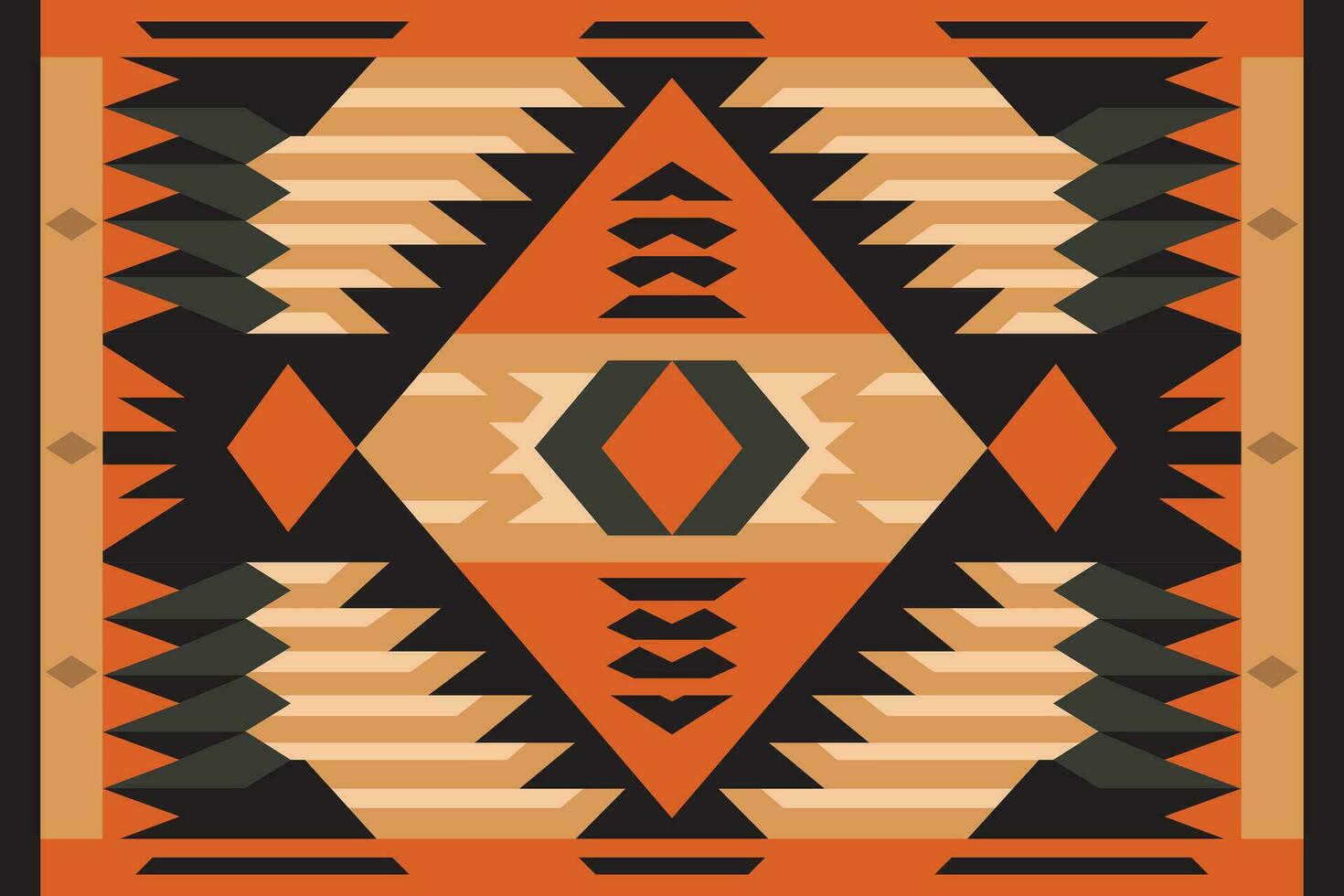 Modern geometric shapes patterns, seamless vector illustration. Pattern designs with modern geometric shapes can be printed as a background image or used for rugs, carpets, or textile fabric.