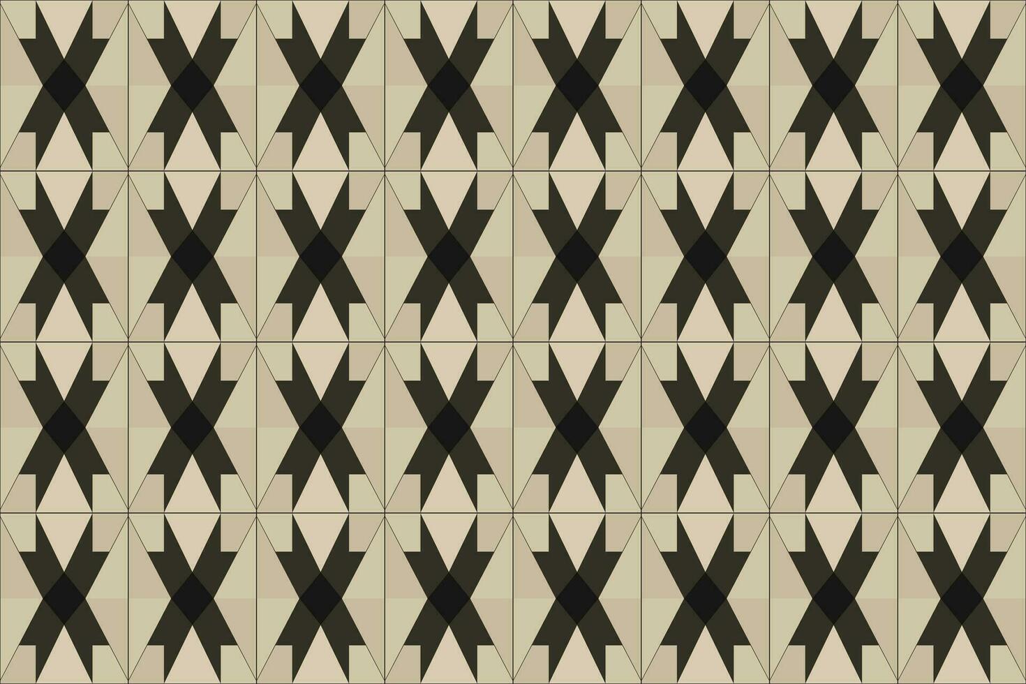 Modern geometric shapes patterns, seamless vector illustration. Pattern designs with modern geometric shapes can be printed as a background image or used for rugs, carpets, or textile fabric.