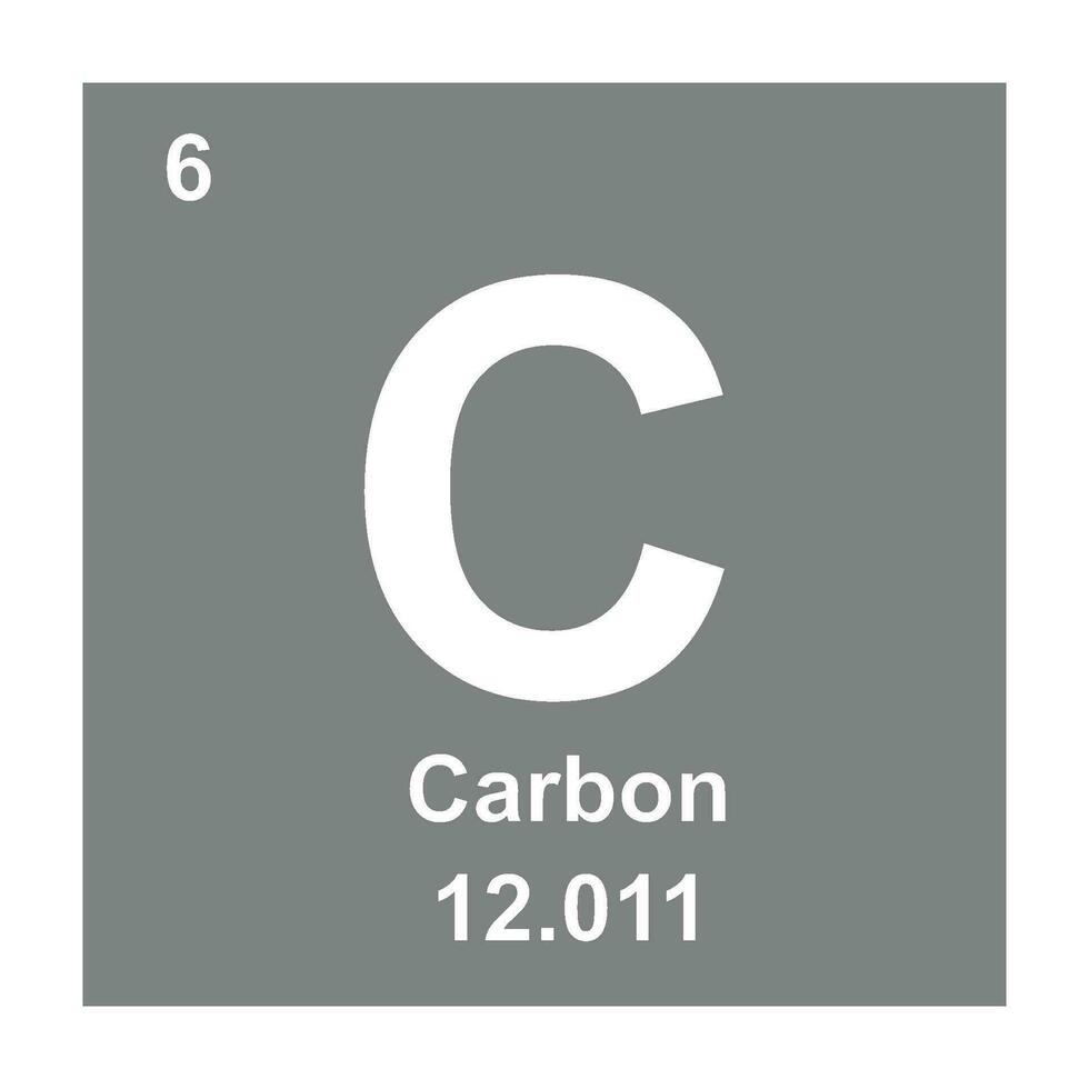 carbon icon vector