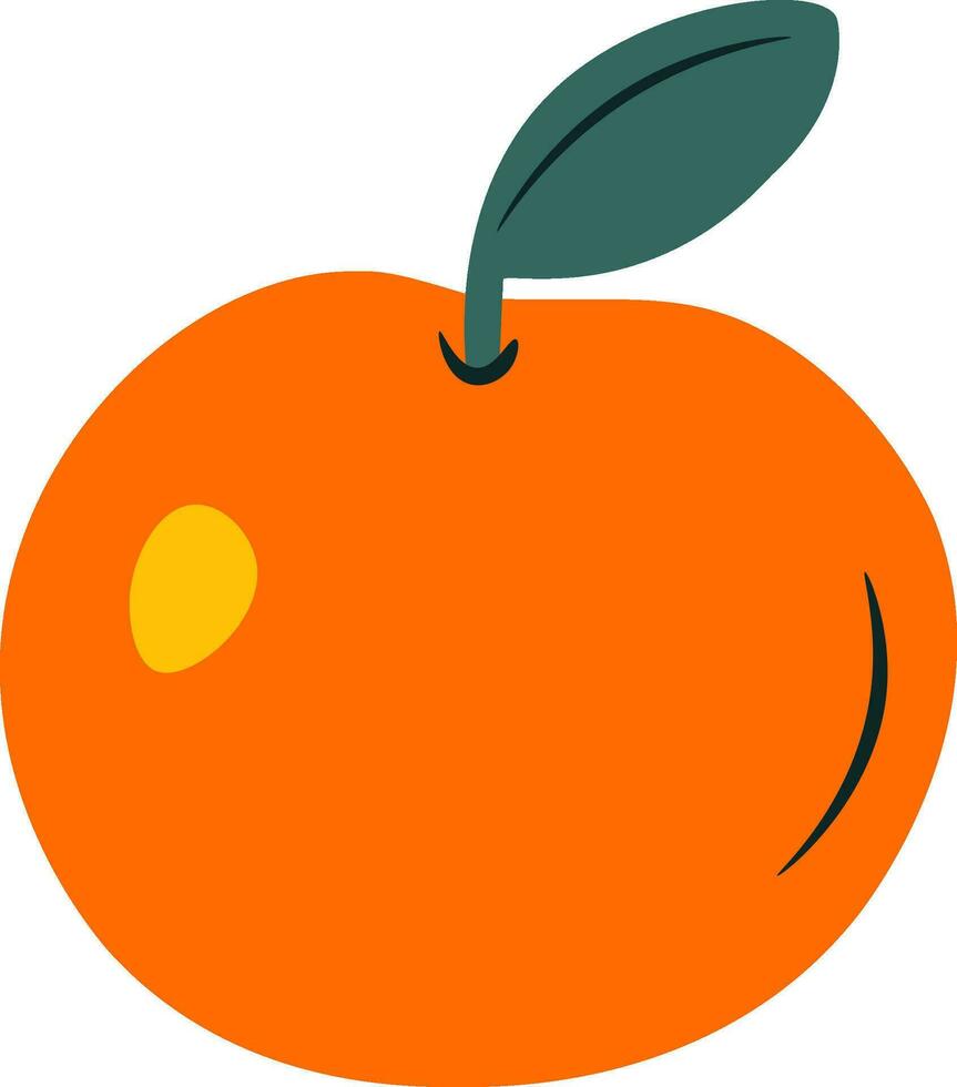 apple fruit flat illustration icon vector