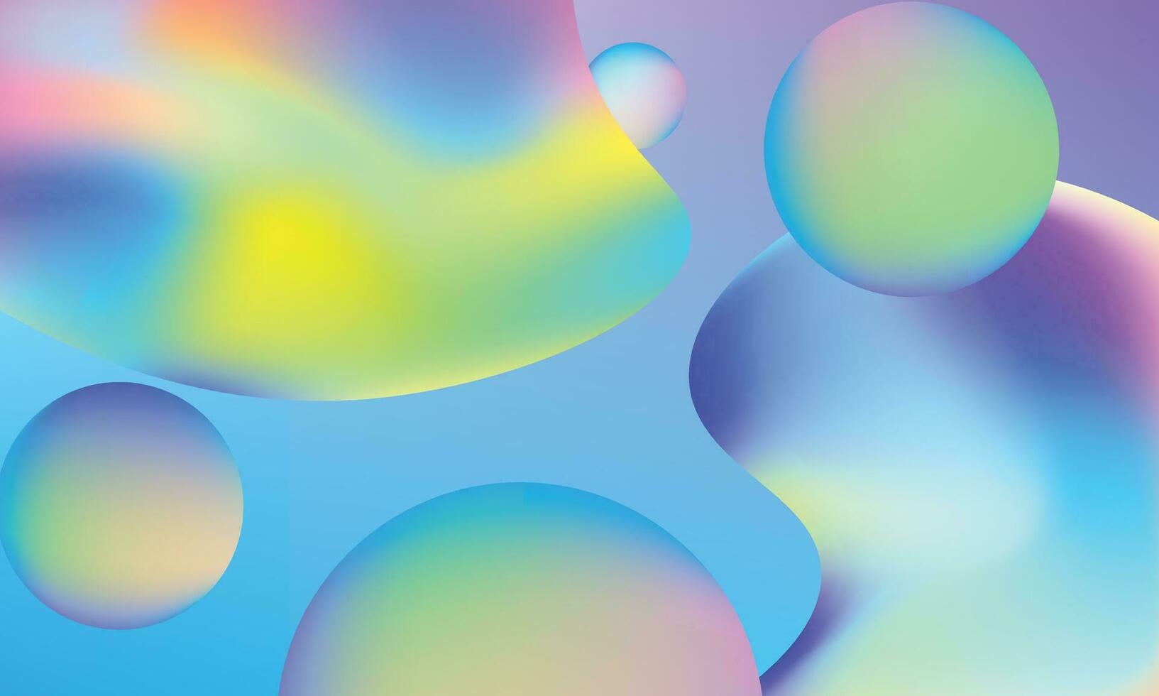 fluid pastel colorful gradient background vector