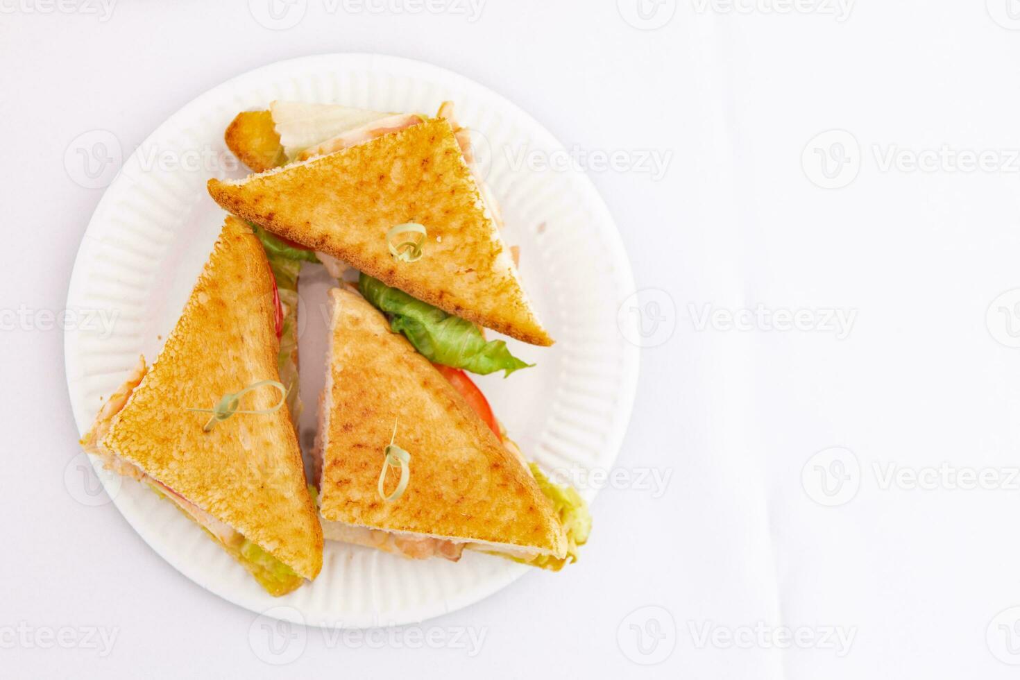 various snacks on the table photo