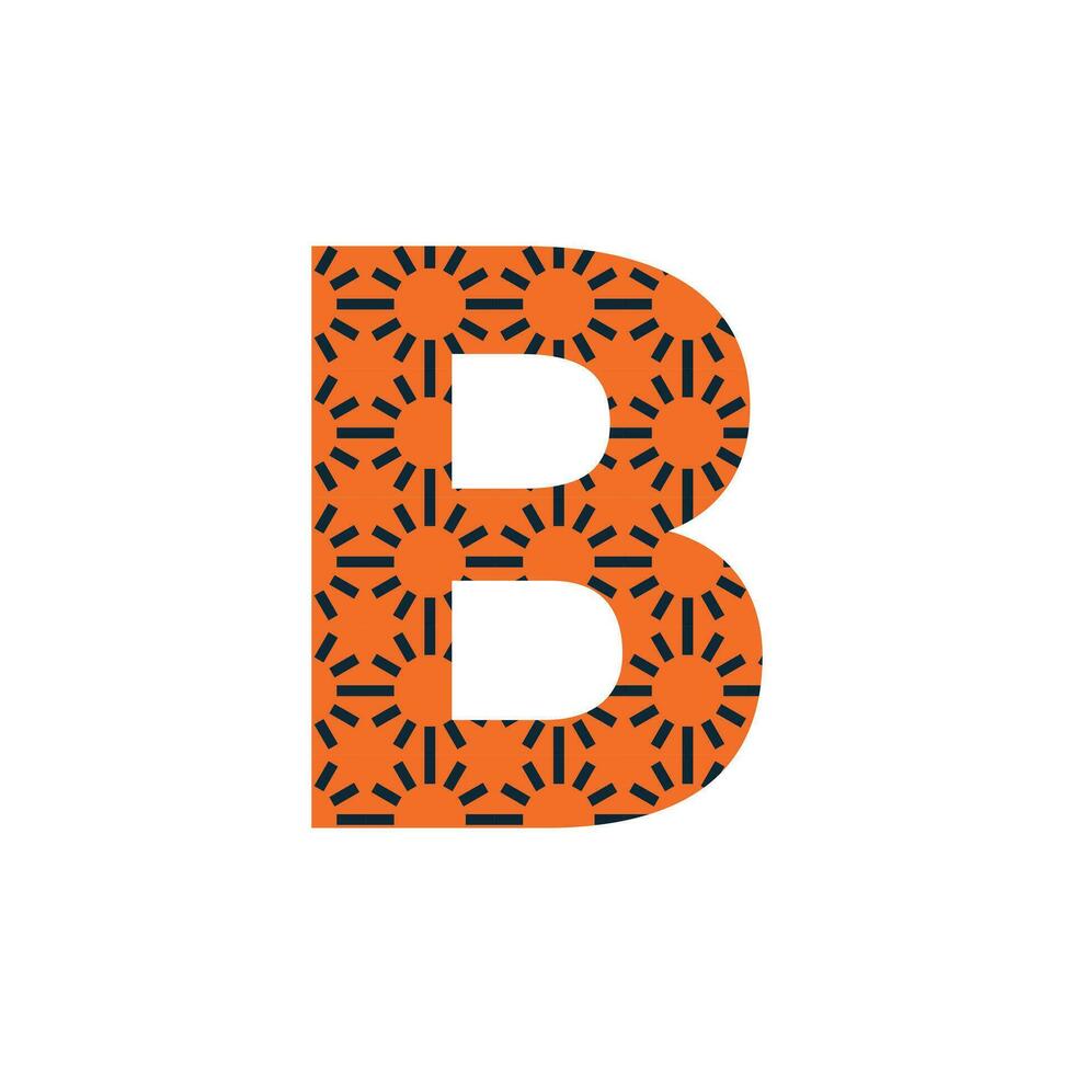 B letter logo and b text logo and b word logo design. vector