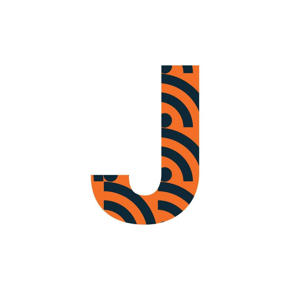 j letra logo o j texto logo y j palabra logo diseño. vector