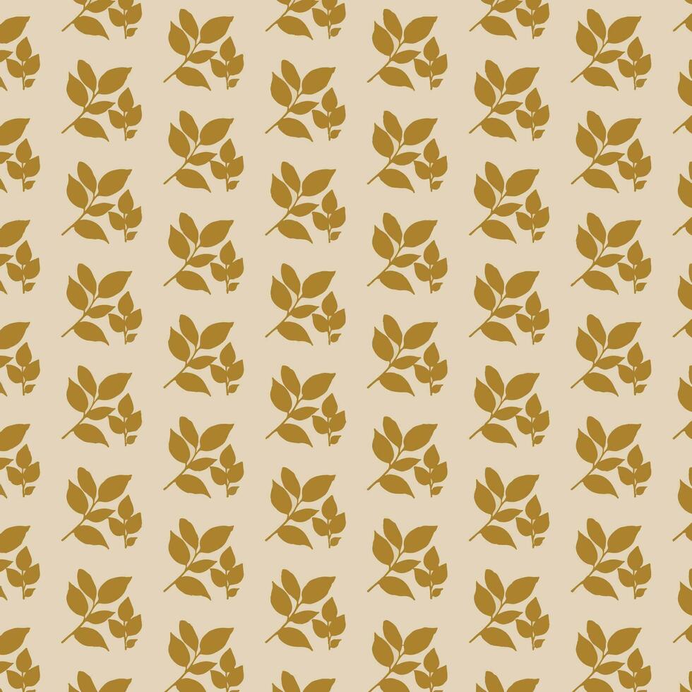 Leaf pattern for background, wrapping paper, backdrop, fabric, etc. vector