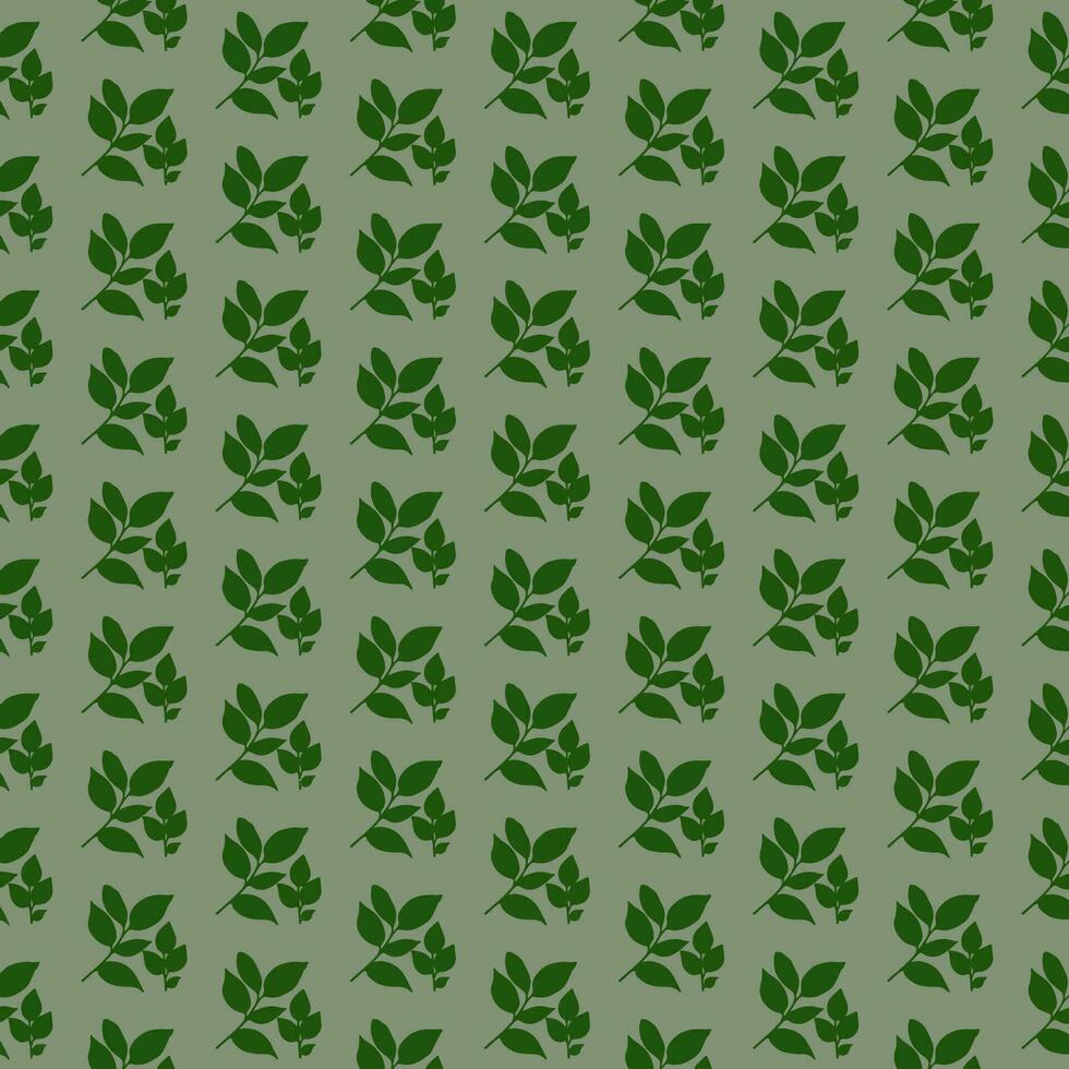 Leaf pattern for background, wrapping paper, backdrop, fabric, etc. vector