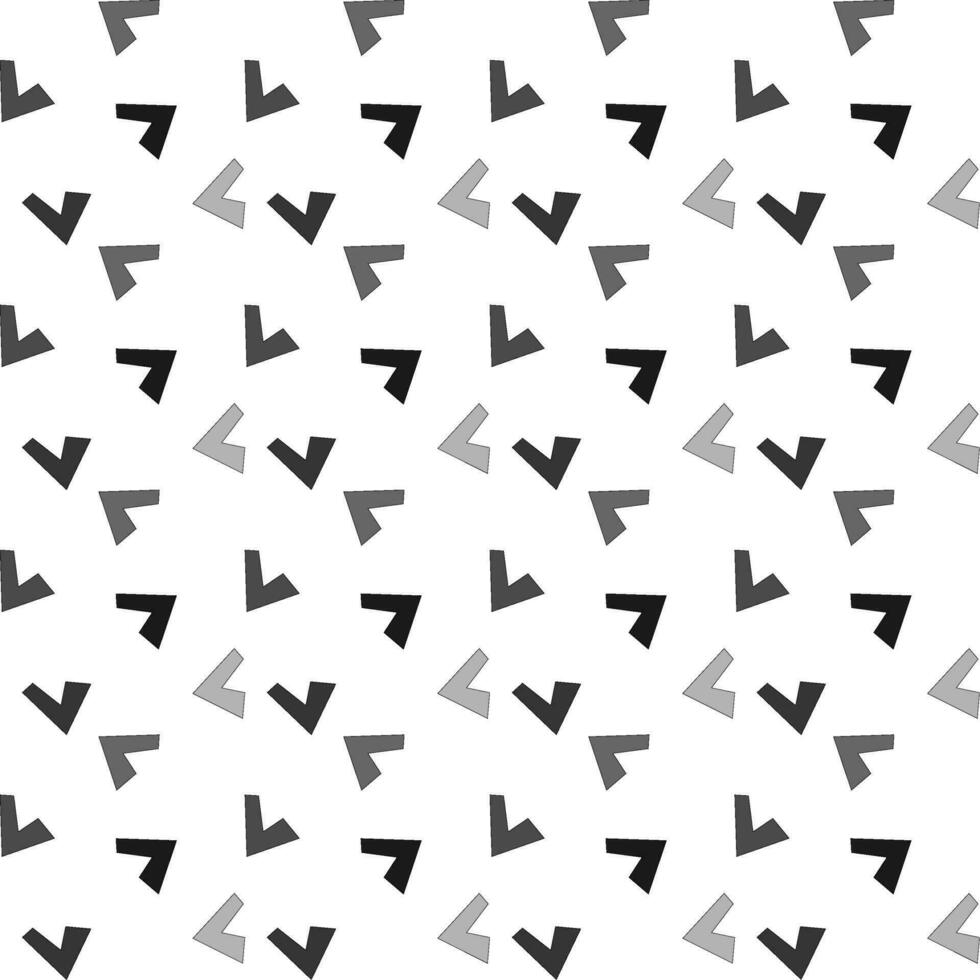 black and gray angle shape seamless pattern. abstract background. vector