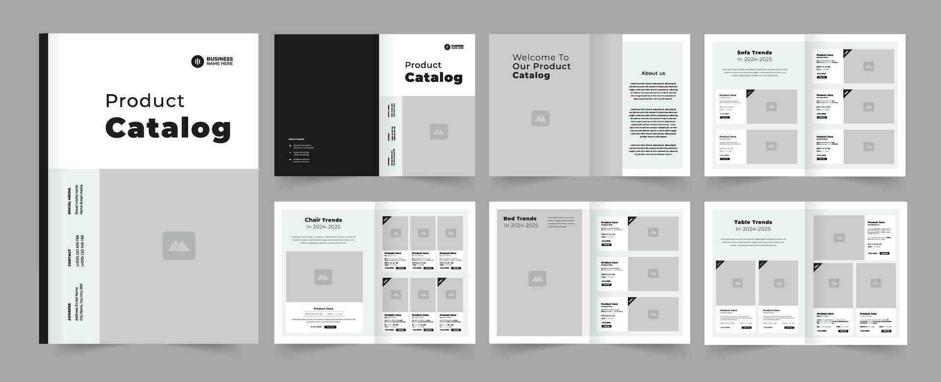 catalogar diseño y Catálogo modelo diseño diseño vector