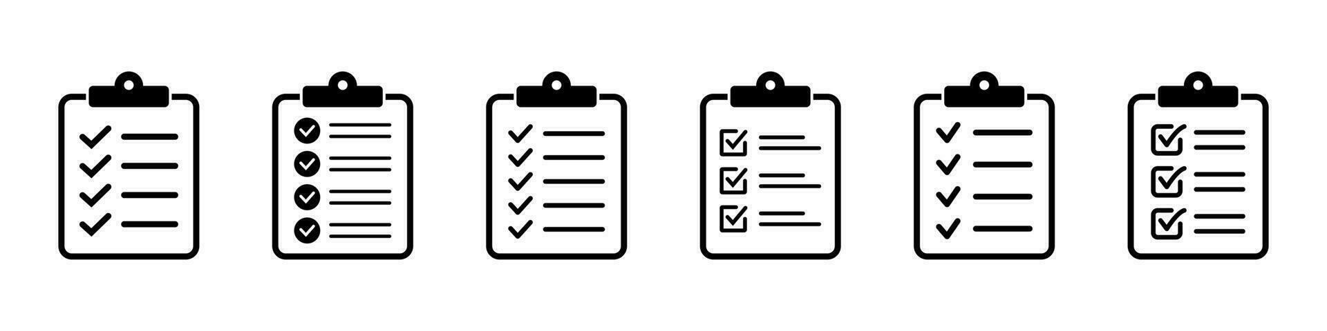 Clipboard and checklist icon. Project management, questionnaire line icon. To do list vector icon for web site and app design.
