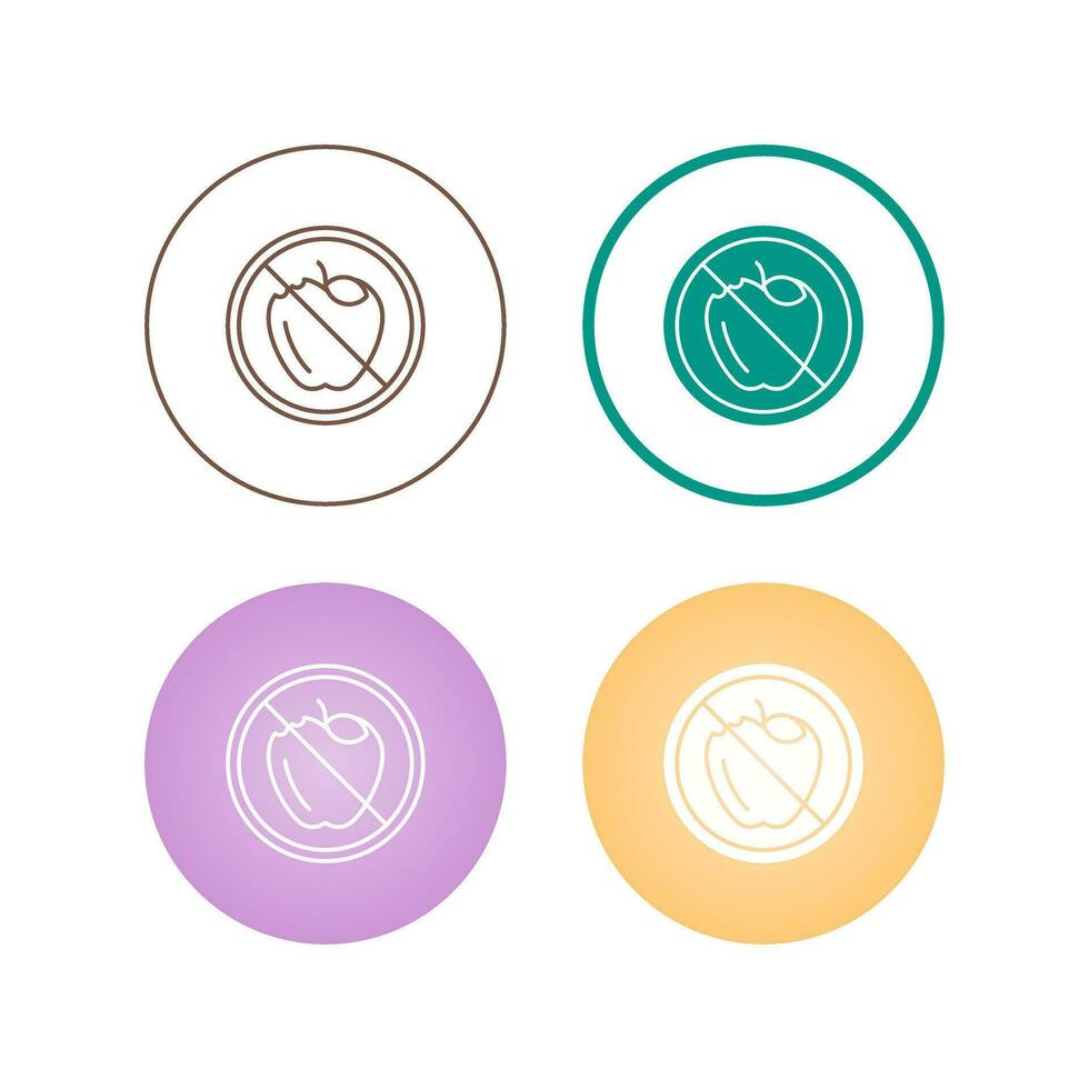 No Food Vector Icon