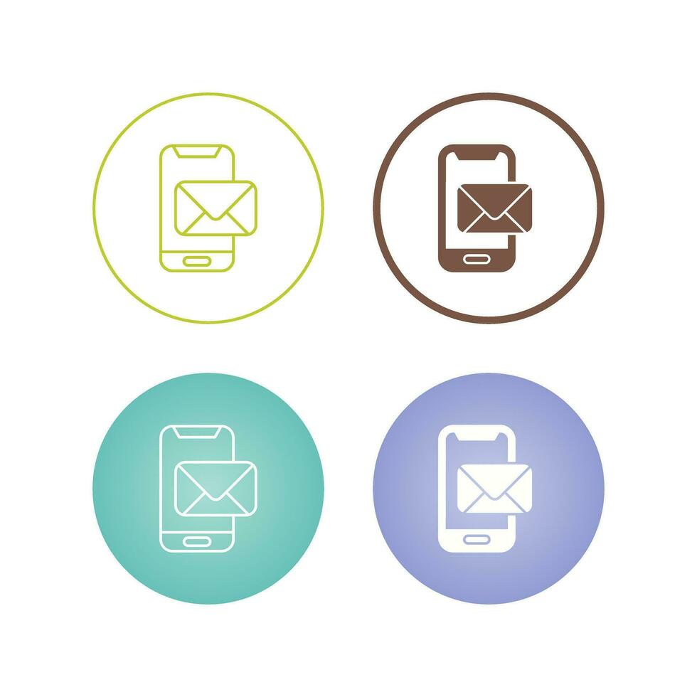 Phone Mail Vector Icon