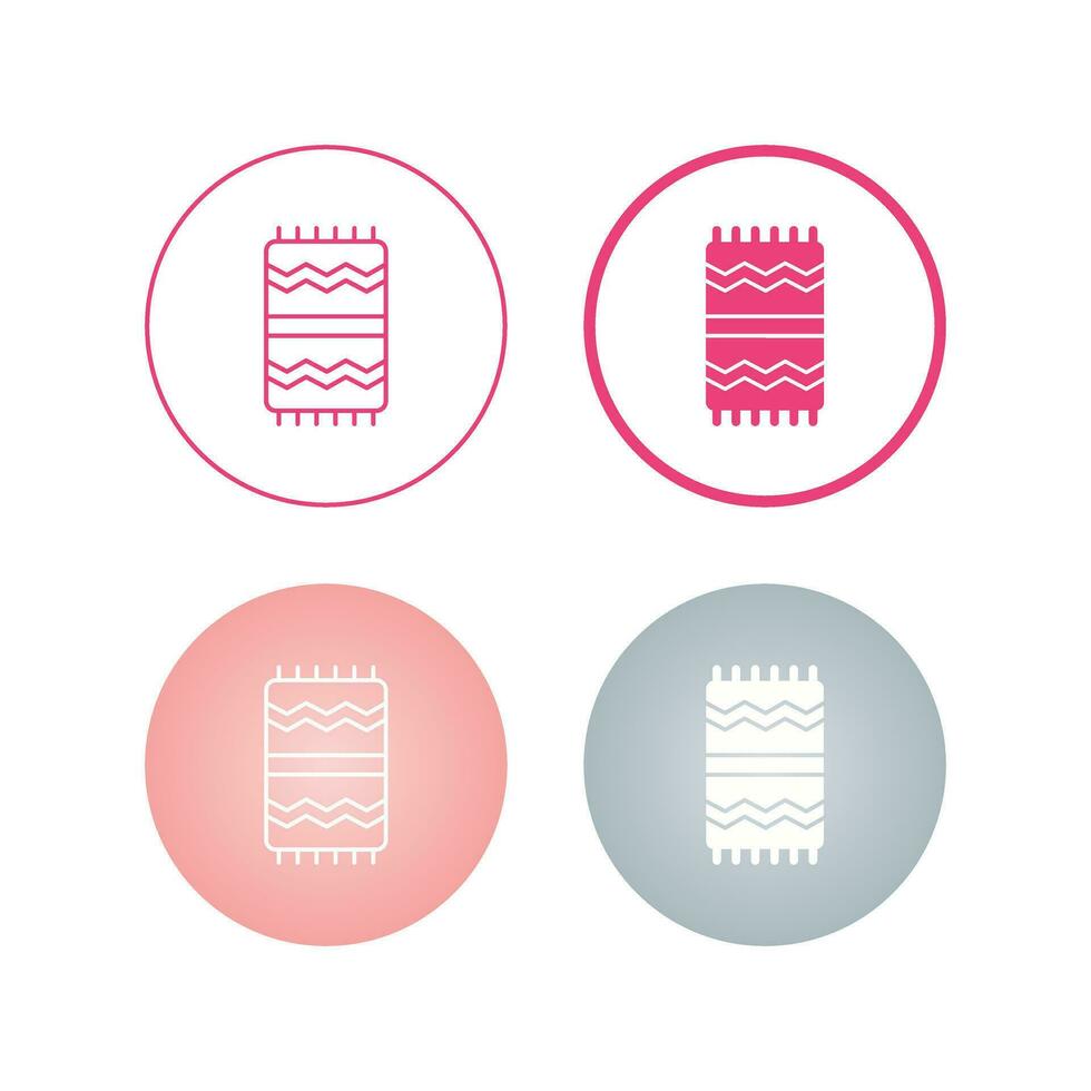 Beach Towel Vector Icon