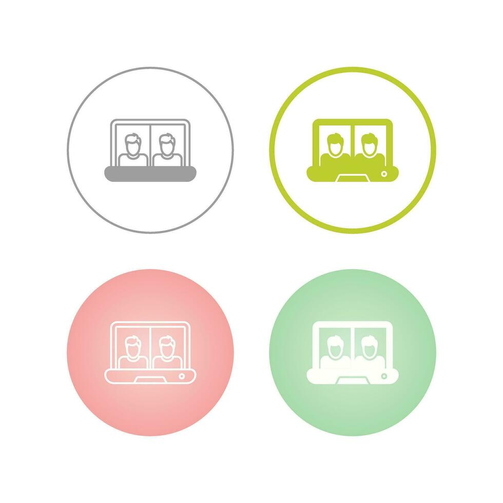 Online Class Vector Icon