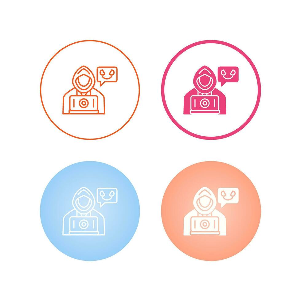 Cyber Attack Vector Icon