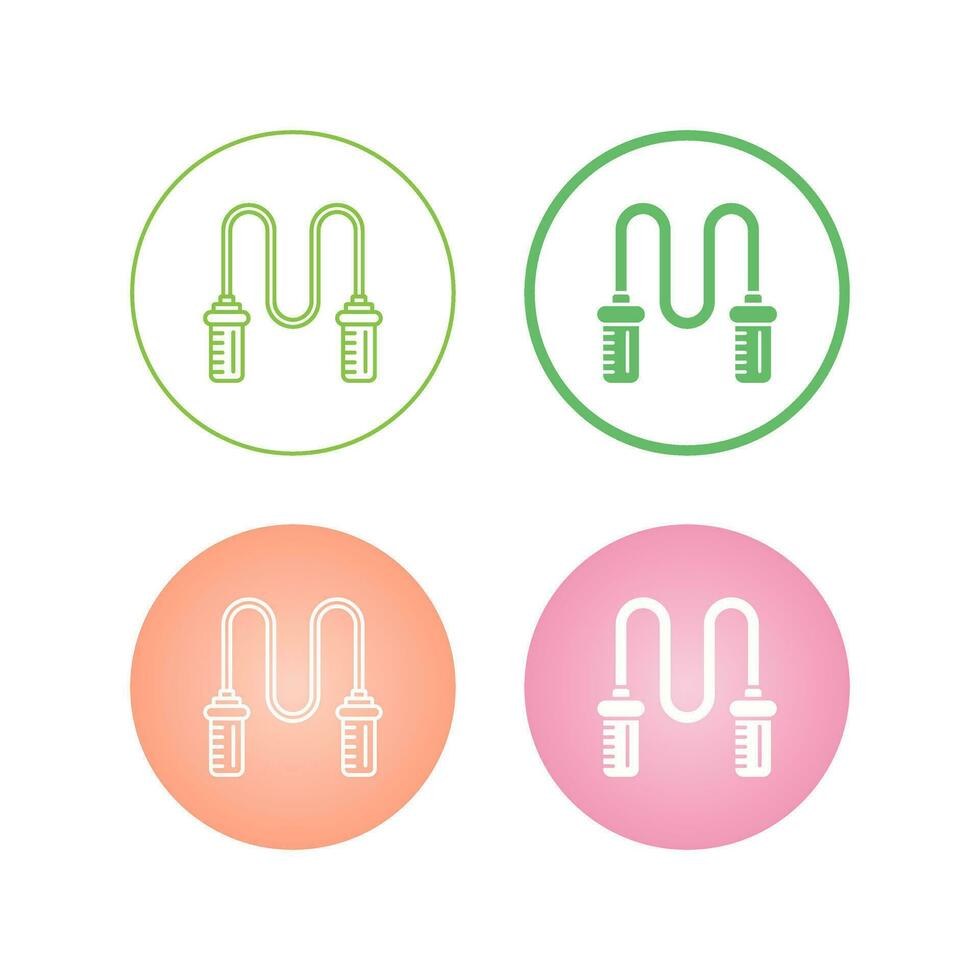 Jumping Rope Vector Icon