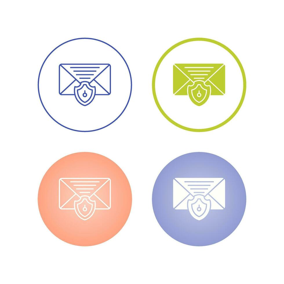 Mail Protection Vector Icon